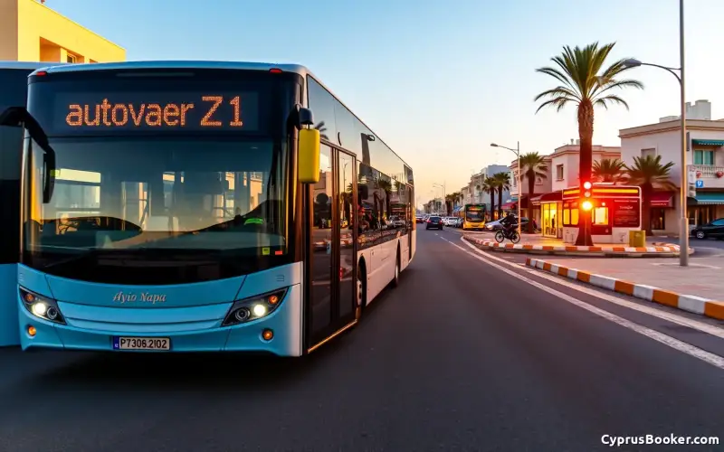 Autobus Z11 w Ayia Napa