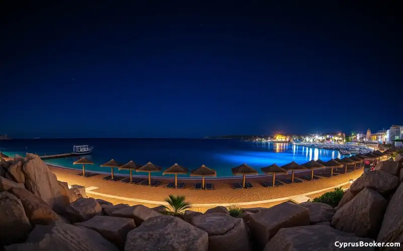 Malownicza zatoka Grecji w Ajia Napa zachęca do relaksu na plaży i odkrywania nocnego życia Cypru