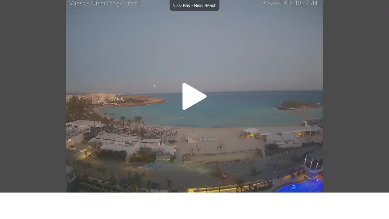 Ujęcie z kamery Ayia Napa — 1 maja 2026 17:00