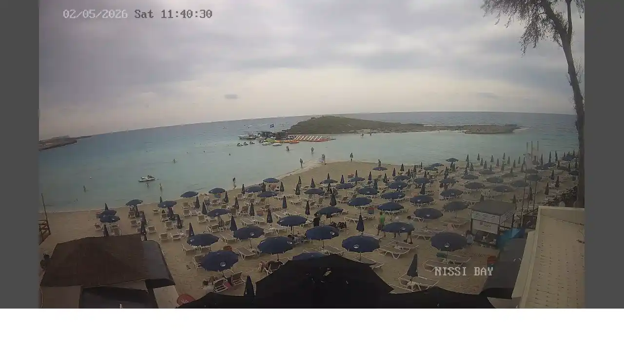 Ujęcie z kamery Ayia Napa — 2 maja 2026 07:00