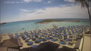 Miniatura 19 maja 2026 07:00 Ayia Napa Cypr - Nissi Beach plaża