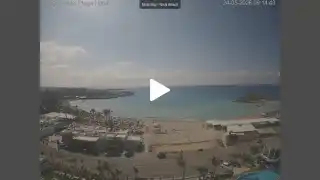 Miniatura 24 maja 2026 07:00 Ayia Napa Cypr - Nissi Beach Panorama