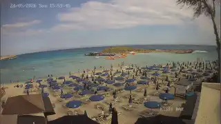 Miniatura 24 maja 2026 14:00 Ayia Napa Cypr - Nissi Beach plaża