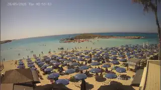 Miniatura 28 maja 2026 07:00 Ayia Napa Cypr - Nissi Beach plaża