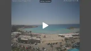 Miniatura 28 maja 2026 08:00 Ayia Napa Cypr - Nissi Beach Panorama