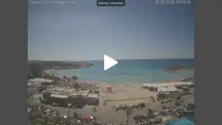 Miniatura 30 maja 2026 08:00 Ayia Napa Cypr - Nissi Beach Panorama