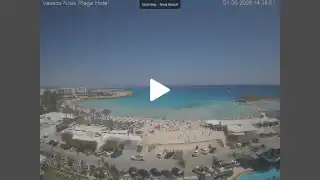 Miniatura 1 czerwca 2026 12:00 Ayia Napa Cypr - Nissi Beach Panorama