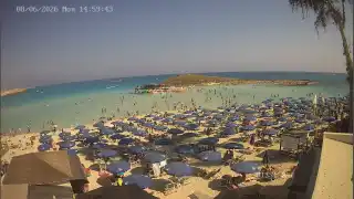 Miniatura 8 czerwca 2026 13:00 Ayia Napa Cypr - Nissi Beach plaża