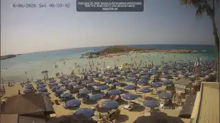 Miniatura 20 czerwca 2026 07:00 Ayia Napa Cypr - Nissi Beach plaża