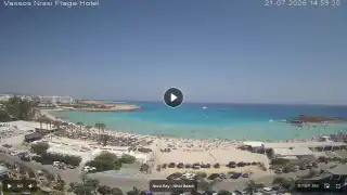 Miniatura 21 lipca 2026 12:00 Ayia Napa Cypr - Nissi Beach Panorama