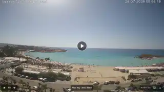 Miniatura 28 lipca 2026 07:00 Ayia Napa Cypr - Nissi Beach Panorama