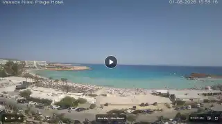 Miniatura 1 sierpnia 2026 13:00 Ayia Napa Cypr - Nissi Beach Panorama