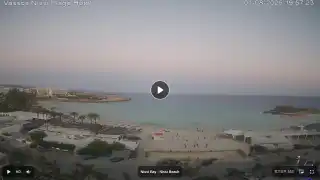 Miniatura 1 sierpnia 2026 17:00 Ayia Napa Cypr - Nissi Beach Panorama