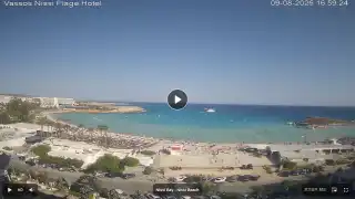 Miniatura 9 sierpnia 2026 14:00 Ayia Napa Cypr - Nissi Beach Panorama