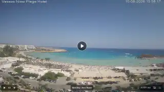 Miniatura 10 sierpnia 2026 13:00 Ayia Napa Cypr - Nissi Beach Panorama