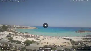 Miniatura 11 sierpnia 2026 12:00 Ayia Napa Cypr - Nissi Beach Panorama