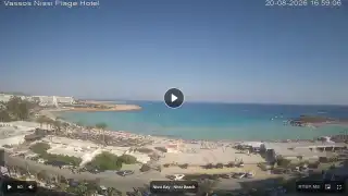 Miniatura 20 sierpnia 2026 14:00 Ayia Napa Cypr - Nissi Beach Panorama
