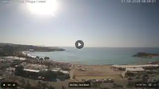 Miniatura 31 sierpnia 2026 06:00 Ayia Napa Cypr - Nissi Beach Panorama