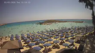 Miniatura 1 września 2026 10:00 Ayia Napa Cypr - Nissi Beach plaża