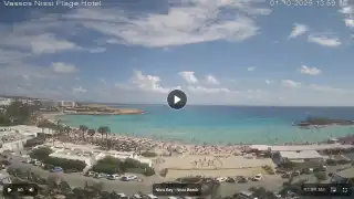 Miniatura 1 października 2026 11:00 Ayia Napa Cypr - Nissi Beach Panorama